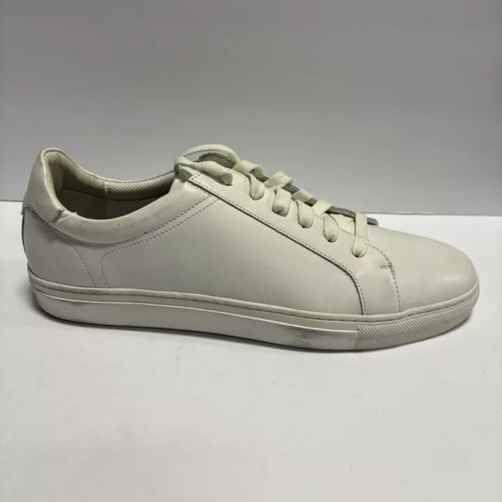 Blake McKay Men’s S1 Jay, White Lace-Up Sneakers, Size 10.5 M